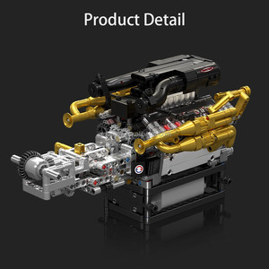 Mould King 10224 Motore Valkyrie V12, Giocattoli Creativi, Blocchi da Costruzione, Set di Modelli per Intrattenimento, Regalo per Adulti - Product Image 3