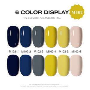 AILANUO salón de uñas Productos Profesionales botella de esmalte de uñas Uv Led Gel esmalte de uñas 15ml 6 colores OEM Etiqueta Privada - Product Image 2