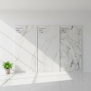 Encimera de Cocina de Cuarzo Mont Blanc, Piedra Sinterizada, Personalizada, Blanca - Product Image 1