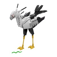 Funbuild créatif oiseau briques jouet MOC-227312 secrétaire oiseau sagittaire Serpentarius modèle bloc de construction jouets briques ensembles
