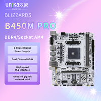 Motherboard UNIKA UN-B450M PRO DDR4/Socket AM4 BLIZZARDS Baru Harga Pabrik Kualitas Unggul Mendukung CPU 5600/4100