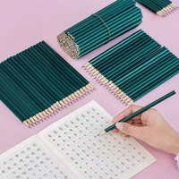 Ensemble de papeterie vert Shirley Ya Packing pour étudiants, crayons de graphite HB noirs de 7 pouces pour le dessin et l'art des enfants