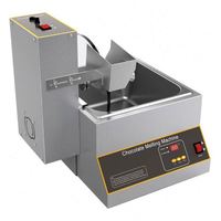 Machine à faire fondre le chocolat, petite machine à tempérer le chocolat, distributeur de chocolat chaud et machine à mélanger pour gâteaux au lait