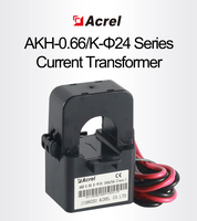 Transformador de Corriente de Núcleo Dividido de Tamaño Pequeño Acrel AKH-0.66/K-24, Salida de 5A, Fácil Instalación, Sensor de Corriente de Tipo Abierto con Cable