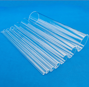 Tubo de Cuarzo Transparente de Corte Personalizado, Fabricado en Fábrica, Acabado Pulido, Fondo Abierto, Procesado por Soldadura, Uso Industrial, Libre de Ozono - Product Image 5