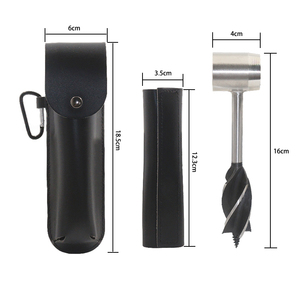 Tarière manuelle <span class=keywords><strong>d</strong></span>'extérieur pour le travail du bois, outil de survie des colons - Product Image 3