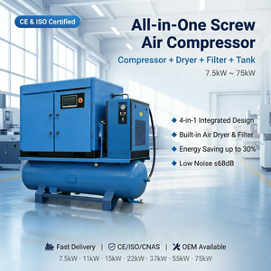 <span class=keywords><strong>Compresseur</strong></span> d'air industriel portable à vis le plus vendu 10HP 20HP 30HP 7.5KW 11KW 15KW 22KW 37KW 4-en-1 - Product Image 1