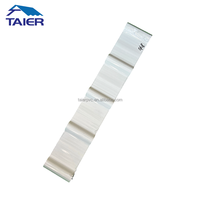 Plaque de toiture transparente en UPVC et fibre de verre, plaque anti-UV en UPVC pour toit de serre