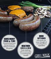 Meilleures ventes - Tapis de barbecue résistant aux hautes températures - Tapis de barbecue antiadhésif - Tapis de barbecue avec emballage personnalisé