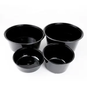 Round Bowl 300ML 450ml 500ml 750ml1000ml Microwave Safe Disposable Plastic Food Containers