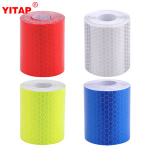 Bianco e blu nero punto C2 Sola impermeabile Checke diagonale freccia nastro riflettente di sicurezza per veicoli auto - Product Image 3