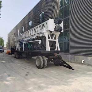 Impianto di Perforazione Idraulico Completo su Rimorchio per Pozzi d'Acqua da 400m 600m 800m 1000m per l'Estrazione di Uranio in Uzbekistan e Kazakistan - Product Image 2