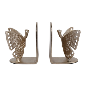 Fermalibri Decorativi a Forma di Farfalla in Metallo, Accessori per Libreria, Scrivania e Casa - Product Image 1