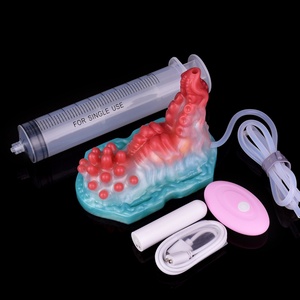 Dildo de silicona de fantasía al por mayor de fábrica, dildo eyaculador para masturbación femenina - Product Image 3
