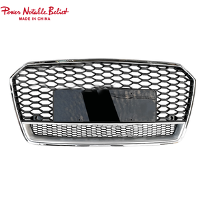 Hot Car <span class=keywords><strong>A7</strong></span> S7 Black Front Grille RS7 Style Parachoques delantero Honeycomb Grill con Quattro para <span class=keywords><strong>Audi</strong></span> <span class=keywords><strong>A7</strong></span> S7 C7.5 2016 2017 2018 <span class=keywords><strong>2019</strong></span> - Product Image 3