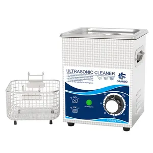 Portable 2 Liter Electric Cleaning Machine 120W Piezoelectric Transducer Ultrasonic Cleaner