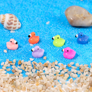 Nuevos flamencos micro paisaje DIY bonsái suculentos pequeños adornos artesanías de resina accesorios de paisaje artesanía de resina animal - Product Image 3