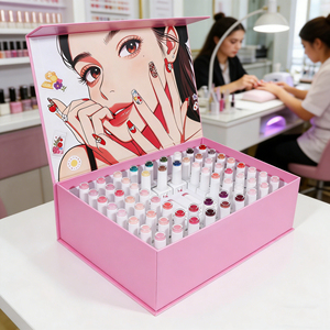 ชุดยาทาเล็บเจลยูวีแบบมืออาชีพสำหรับขายส่ง 60 สี กึ่งถาวร แบรนด์ส่วนตัว ปลอดสารพิษ แห้งเร็ว ใช้กับหลอดไฟ LED ไม่มีกลิ่น ใช้งานง่าย - Product Image 4