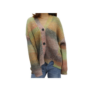 Cárdigans de punto de otoño e invierno para <span class=keywords><strong>mujer</strong></span>, abrigo de <span class=keywords><strong>manga</strong></span> larga a la moda, suéter de ala de murciélago, cárdigan de ganchillo para <span class=keywords><strong>mujer</strong></span> hermosa - Product Image 2