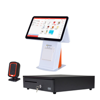 Sistem POS Layar Sentuh All-In-One Mesin Terminal Kasir Toko Ritel Dukungan Multi-Bahasa untuk Multilingual