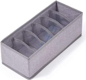 Cajas de almacenamiento plegables para calcetines, organizador de cajón, lencería, para el hogar, 3 paquetes - Product Image 2