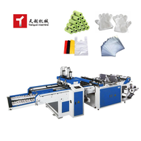 Tianyue Taiwan 130-230 fois/Min * 2 sac en plastique de manioc à grande vitesse faisant le prix de machine sac en plastique automatique faisant la machine