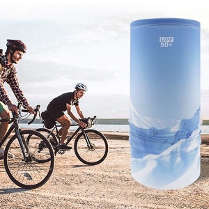 Masque de protection solaire pour le cyclisme, cache-cou unisexe <span class=keywords><strong>en</strong></span> soie glacée, foulard magique pour la pêche, style fin d'été, cache-cou floral - Product Image 2