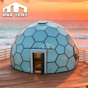 Kits de Casa de cúpula de vidrio geodésico RAXTENT 7M <span class=keywords><strong>para</strong></span> Glamping fuera de la red Airbnb Hotel - Product Image 2