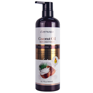 Après-shampoing à l'huile de coco 900 ml, fabricant OEM de soins capillaires, marque privée bio, meilleure qualité, soin capillaire profond - Product Image 2