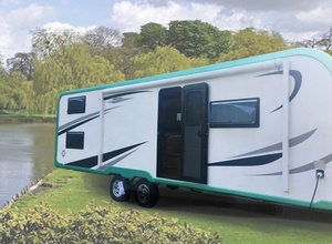 Auvent de Cassette Automatique <span class=keywords><strong>pour</strong></span> Camping-car, Caravane, Fourgon Aménagé avec Bande Lumineuse LED Extérieure - Product Image 2