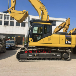 Excavadora Hidráulica Usada Original de Japón, Komatsu PC220-7, en Buenas Condiciones - Product Image 1