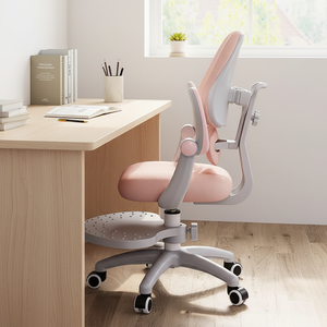 Chaise d'étude ergonomique moderne pour <span class=keywords><strong>enfants</strong></span>, réglable en hauteur, écologique, portable, avec base pivotante, inclinable manuellement, en plastique, pour intérieur - Product Image 3