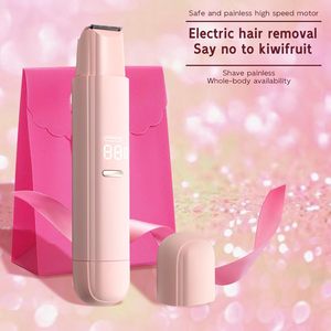 Afeitadora eléctrica impermeable IPX7 recargable para mujer, recortadora de Bikini 2 en 1 para afeitar el vello púbico de manera cómoda y cómoda - Product Image 3