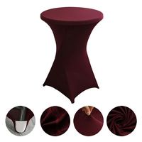 Nappe de table extensible unie personnalisable et lavable pour hôtels, mariages et banquets