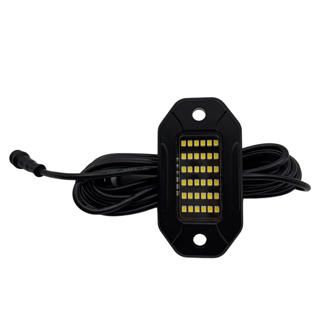 Lumina New Wholesale Price 36 Led Rock Lights Kit with Module 12V Headlight Car Accessories Ultra Bright Pure White