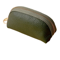 Mini sac à main en cuir personnalisé, étui à clés tendance, porte-monnaie portable en PU, sac de rangement en cuir, cadeaux promotionnels pour femme et homme