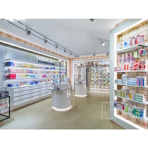 Personnaliser Moderne Magasin Médical <span class=keywords><strong>Pharmacie</strong></span> Design D'intérieur Meubles Présentoir À Vendre - Product Image 1