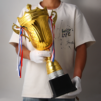 Fabricant personnalisé football basket-ball football métal trophée or récompense cricket trophée coupe