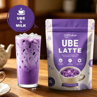 CHTNature OEM Sachets et Boîtes de Poudre de Latte UBE, Poudre de Lait UBE saveur personnalisée, Poudre d'Igname Violette UBE