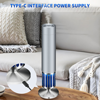 Diffuseur d'aromathérapie musical à ultrasons en aluminium, sans eau, sans fil, contrôlé par application, capacité de 150 ml, humidificateur domestique