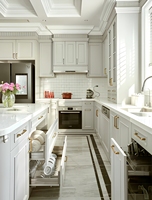 Grandes armoires de luxe personnalisées cuisine pour villa maison grande île pour fête taille personnalisée