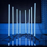 Tubo de luz LED de 1,5 M para exteriores DMX RGB, iluminación de escenario, Programa de píxeles 3D, luces de pie para decoración de club nocturno