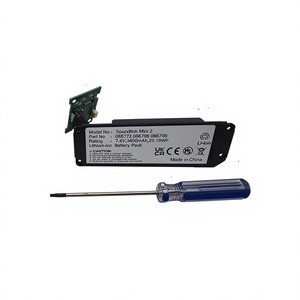 <span class=keywords><strong>Batterie</strong></span> de remplacement au lithium-ion 7,4 V pour enceinte Soundlink <span class=keywords><strong>Mini</strong></span> II, modèles 088772/088789/088796, noire, rechargeable - Product Image 1