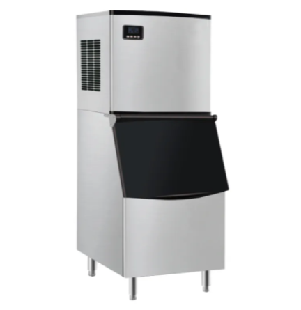 Commercial Automatic Stainless Steel Ice Maker Nigeria 300kg Daily Output 150kg Storage for Ice Block 220v for Business Use