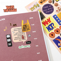 25 autocollants par paquet, série Ma maison de rêve, matériaux de collage pour bullet journal
