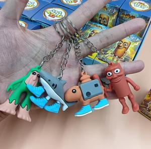 Shanhaijing 24 tungsahur búp bê PVC Keychain hộp mù vui tung tung tung sahur giải nén đồ chơi sưu tập động vật - Product Image 5