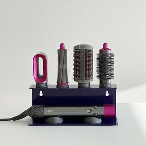 Pour <span class=keywords><strong>Dyson</strong></span> <span class=keywords><strong>support</strong></span> de sèche-<span class=keywords><strong>cheveux</strong></span> <span class=keywords><strong>support</strong></span> de rangement en fer métallique multifonctionnel accessoire de salle de bain sans poinçon pour mur suspendu de comptoir - Product Image 6