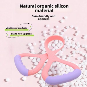 Bande de Résistance en Silicone pour Yoga, Conception en Huit, Élastique Épaissi pour le Renforcement des Épaules et du Dos des Femmes, Exercice à Domicile - Product Image 1