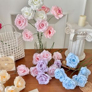 Fleurs artificielles en soie, haute simulation, pour décorations de mariage, style romantique et rêveur, réutilisables, pour la décoration intérieure - Product Image 1