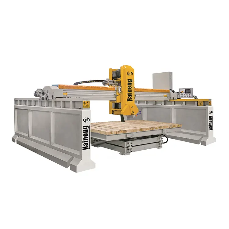 Hot Artificial Chamfering Sintered Tile Marble Processing Block 5 Axis Price Granite Saw Bridge Saw CNC Stone Machinery